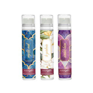Elegant Trio 3 Pcs Set of Premium Perfume Creams 50gx3 - Ningen Skin Sciences Pvt. Ltd.