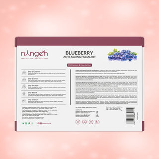 Blueberry Anti-Ageing Facial Kit | Reduces fine lines & wrinkles | Firms Skin - Ningen Skin Sciences Pvt. Ltd.