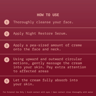 Glow Revive Night Repair Creme - Ningen Skin Sciences Pvt. Ltd.