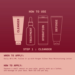 Ningen Face Wash Duo – Jojoba & Charcoal (2 x 100ml) - Ningen Skin Sciences Pvt. Ltd.