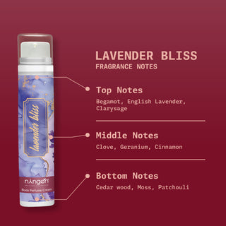 Lavender Bliss Body Perfume Cream - Ningen Skin Sciences Pvt. Ltd.