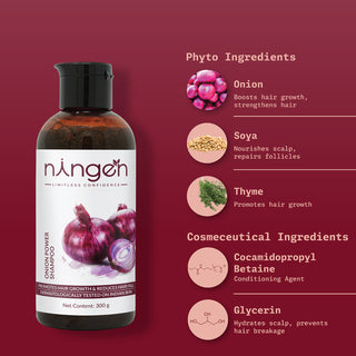 Onion Power Shampoo - Ningen Skin Sciences Pvt. Ltd.