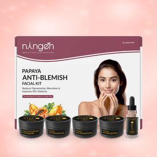 Papaya Facial Kit | Reduces Pigmentation and Blemishes - Ningen Skin Sciences Pvt. Ltd.