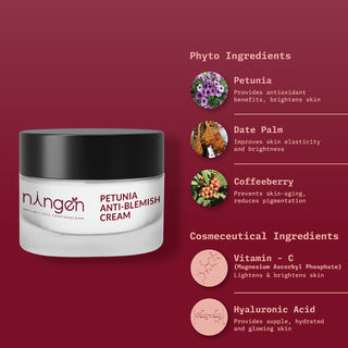 Petunia Anti-Blemish Radiance Cream - Ningen Skin Sciences Pvt. Ltd.