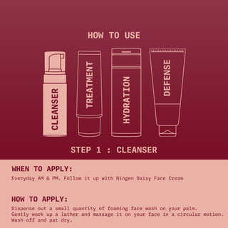 Strawberry Foaming Face Wash - Ningen Skin Sciences Pvt. Ltd.