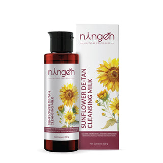 Sunflower De-Tan Cleansing Milk - Ningen Skin Sciences Pvt. Ltd.