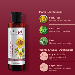Sunflower De-Tan Cleansing Milk - Ningen Skin Sciences Pvt. Ltd.