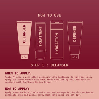 Sunflower De-Tan Scrub - Ningen Skin Sciences Pvt. Ltd.