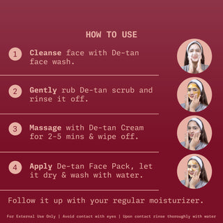 Tan Removal Kit | Removes Tan| Brightens| Exfoliates Dead Skin - Ningen Skin Sciences Pvt. Ltd.