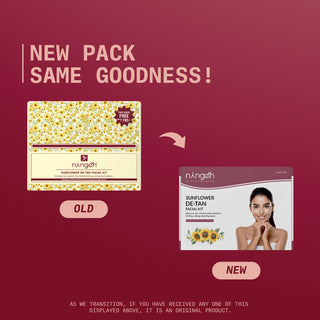 Sunflower DE-TAN Facial Kit | Removes Tan | Repairs Sun Damage - Ningen Skin Sciences Pvt. Ltd.
