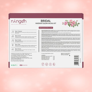 Bridal Radiant Glow Facial Kit | Deeply Hydrates |  Nourishes Skin | Brightens Skin