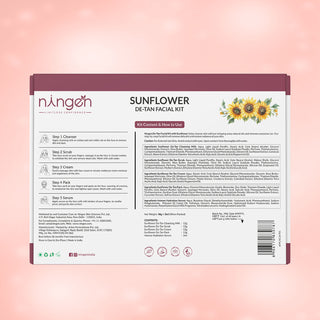 Sunflower DE-TAN Facial Kit I Removes Tan, Protects from harmful UV rays